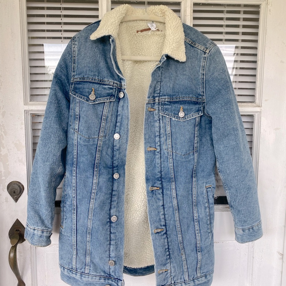 Jean wool jacket